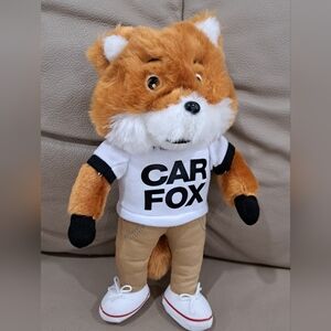 Show Me the Carfax Car Fox Plush 10" Stuffed Animal Mascot Advertising Toy Doll